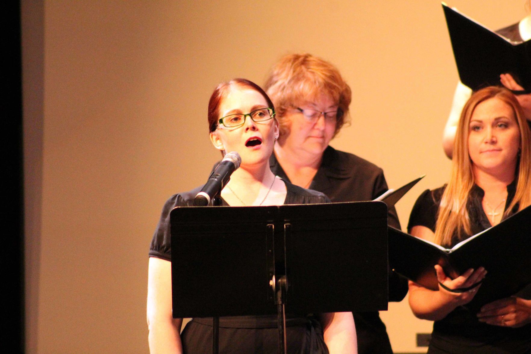 Kristin sings solo